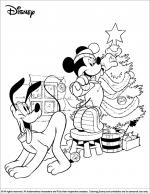 Christmas Disney coloring