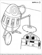 WALL E coloring
