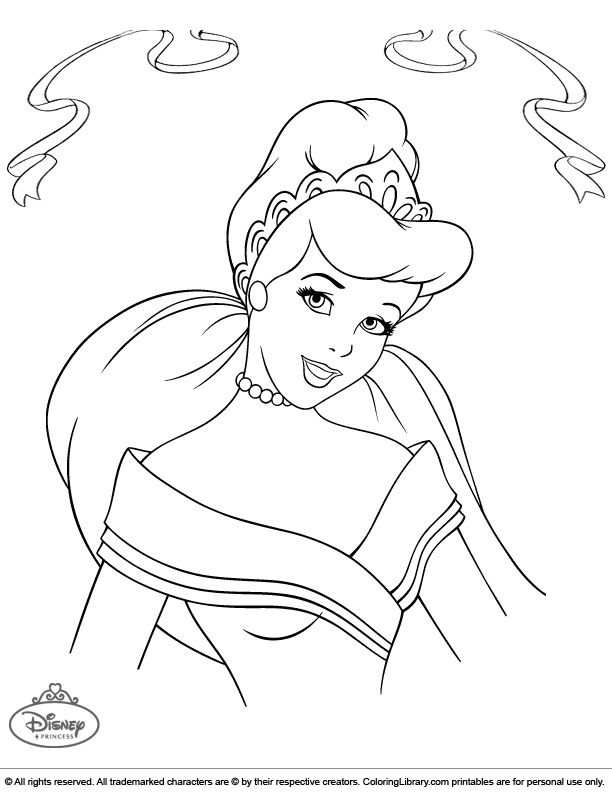 free coloring pages of princesses
