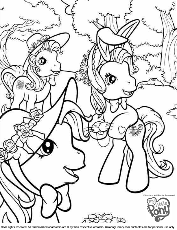 My Little Pony Coloring Pages free For Kids