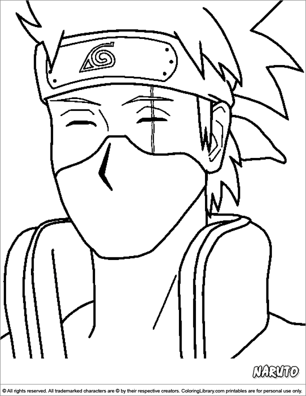 Naruto coloring pages - ColoringLib