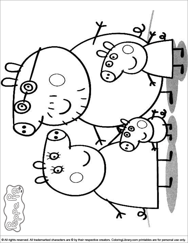 Resultado de imagem para risco da peppa  Peppa pig coloring pages, Peppa  pig colouring, Peppa pig family