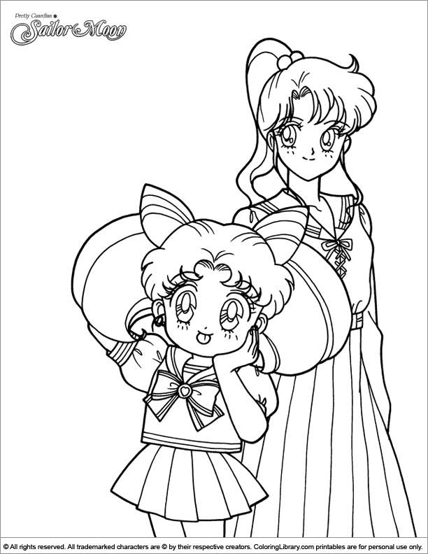 sailor moon princess coloring pages