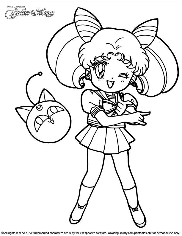 sailormoon coloring book pages