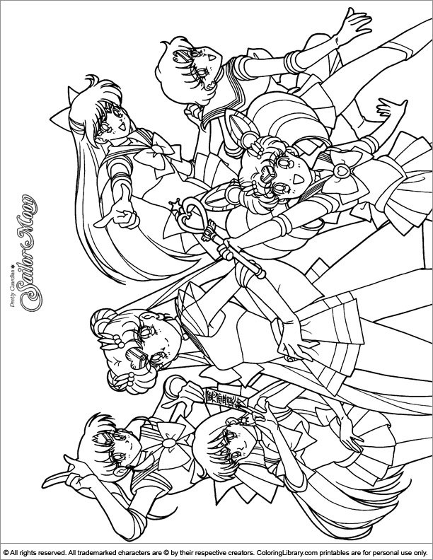 coloring book page for kids - Coloring Library