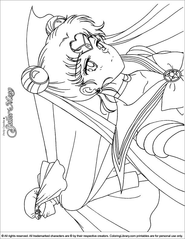 sailormoon coloring book pages