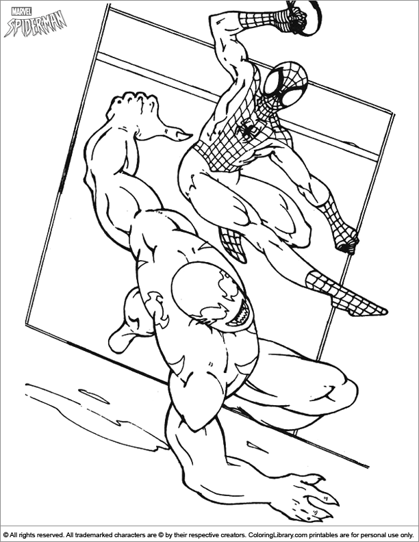 venom spiderman coloring pages