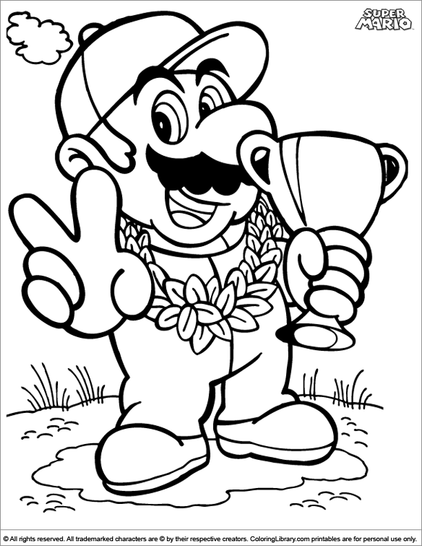 Super Mario Coloring Pages - Get Coloring Pages