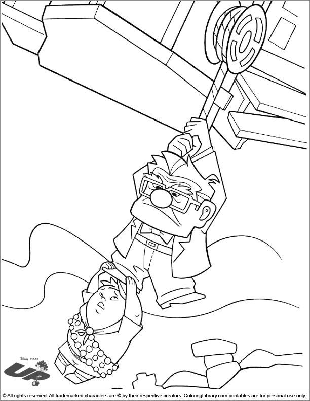 coloring pages from the movie up
