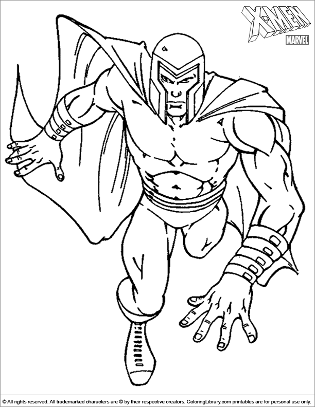 x man coloring pages