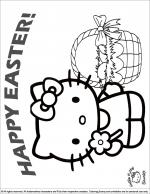 Easter Cartoon Coloring Pages - Coloring Library
